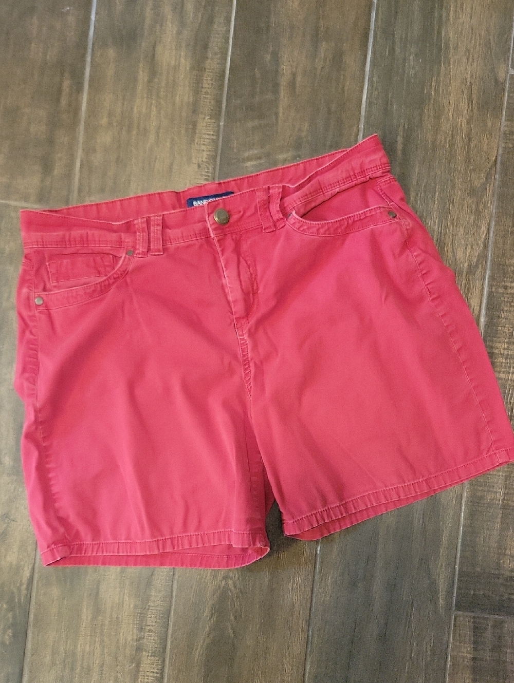 Bandolino Red Bermuda Shorts 6 Women's